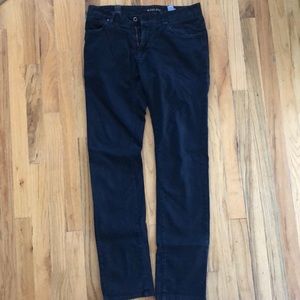 Zara Black Chino Jeans 98% cotton 31width